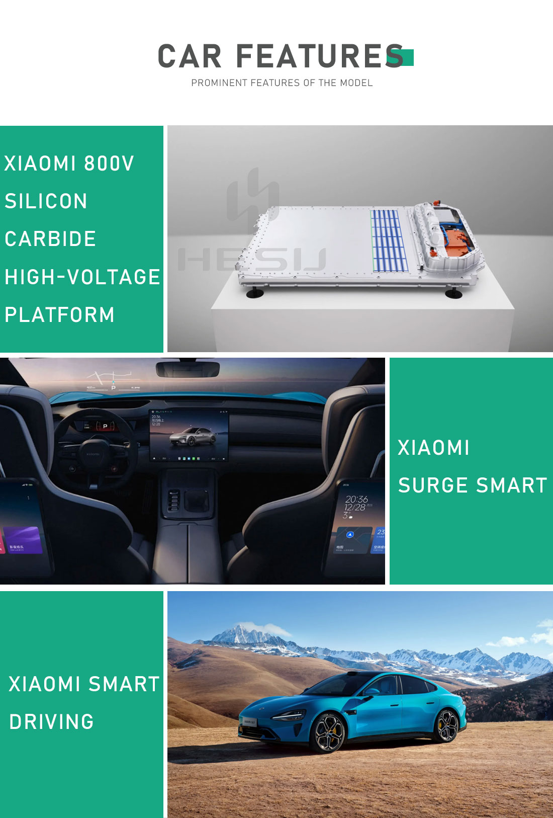 Xiaomi SU7 Features